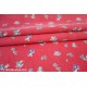 Tissu Japonais YUWA lin et coton rouge
