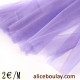 Tulle souple mauve polyester