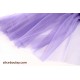 Tulle souple mauve polyester