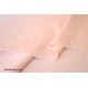 Tissu jersey matelassé tricot tubulaire rose saumon clair