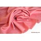 Tissu lin fluide avec reflet rose capucine x 10cm